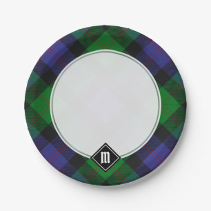 Assiettes En Carton Plaques Papier Clan Blair Tartan