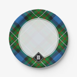 Assiettes En Carton Plaques Papier Clan Ferguson Tartan