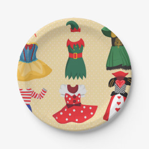 Assiettes En Carton Plaques papier Costumes d'Halloween