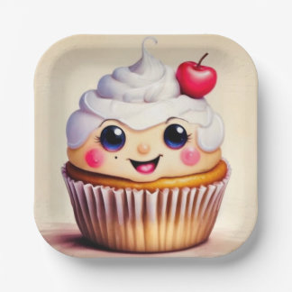 Assiettes En Carton Plaques papier Cupcake Days