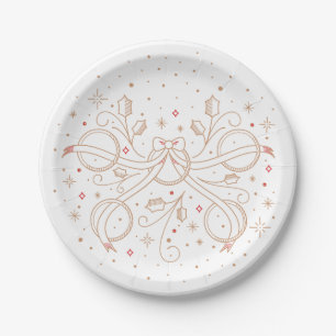 Assiettes En Carton Plaques papier de 7 po pour le cinquième jour de N