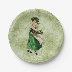 Assiettes En Carton Plaques papier de jour vintage St Patrick