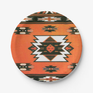 Assiettes En Carton Plaques papier de la fête motif du Sud-Ouest