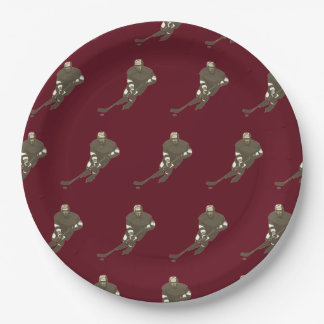 Assiettes En Carton Plaques papier de l'équipe de hockey
