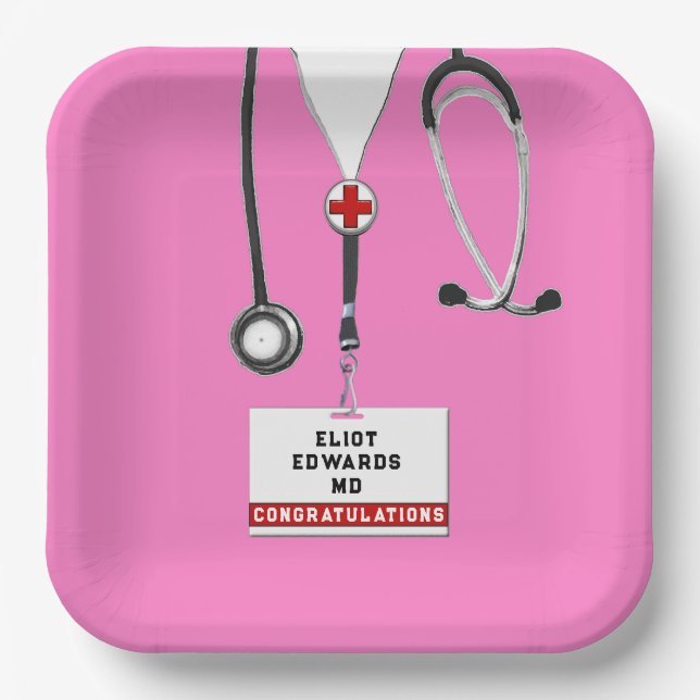 Assiettes En Carton Plaques papier du groupe de finition scolaire Médi (Recto)