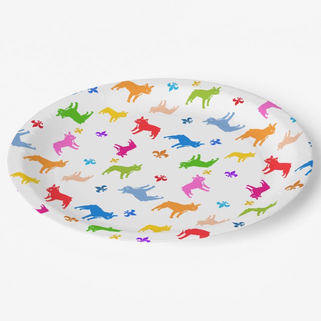 Assiettes En Carton Plaques papier françaises (Angle)