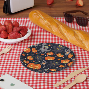 Assiettes En Carton Plaques papier Halloween