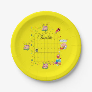 Assiettes En Carton Plaques papier, Joyeux anniversaire Octobre 2022
