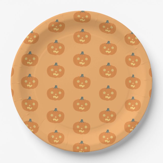 Assiettes En Carton Plaques papier Lil Jak Halloween (Devant)
