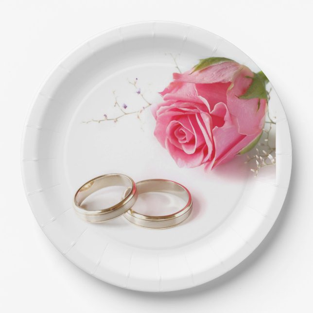 Assiettes En Carton Plaques papier/Mariage (Devant)