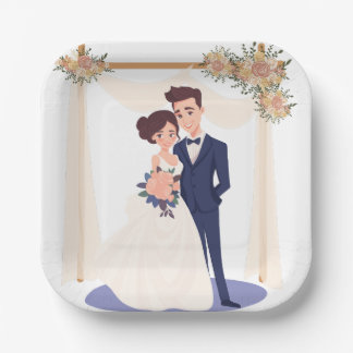 Assiettes En Carton Plaques papier mariages 4
