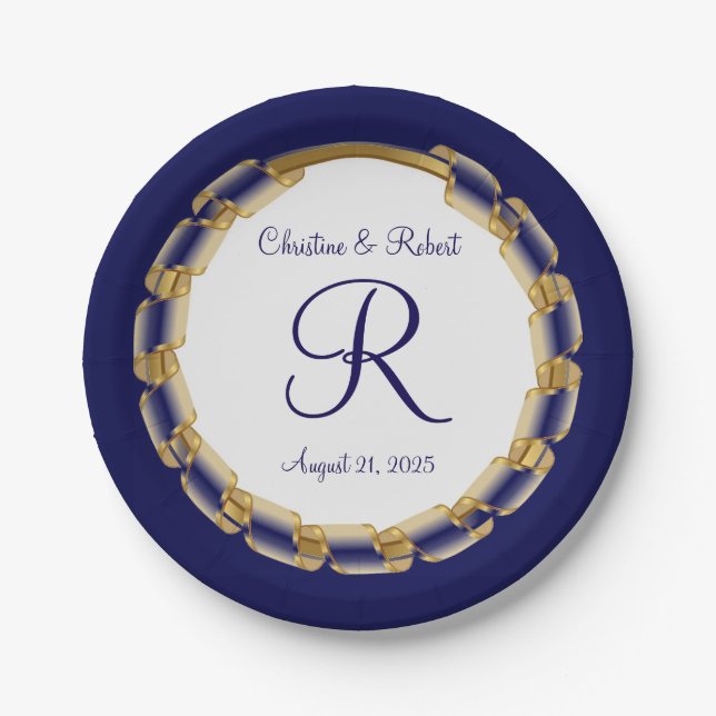 Assiettes En Carton Plaques papier personnalisées (Devant)