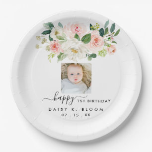 Assiettes En Carton Plaques papier photo d'anniversaire