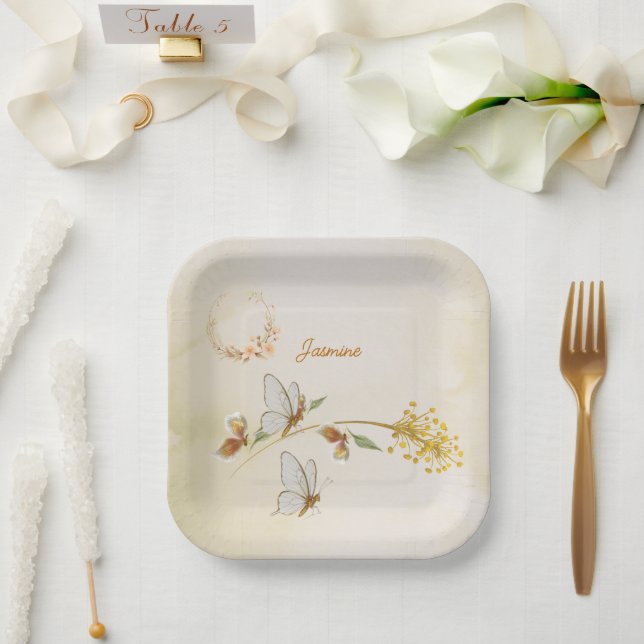 Assiettes En Carton Plaques papier pour bébé 1er anniversaire (Mariage)