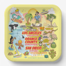 Plaques papier SoCal Paradise