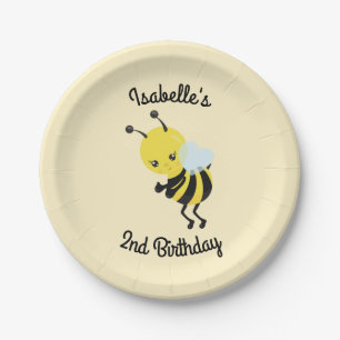 Assiettes En Carton Plaques personnalisées pour la fête des abeilles