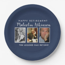 Plaques photo de la partie retraite