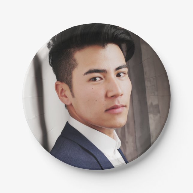 Assiettes En Carton Plaques photo : Plaque de fête de graduation (Devant)