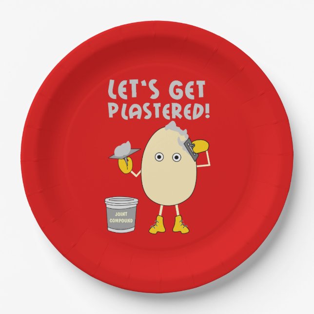 Assiettes En Carton Plasteriser (Devant)