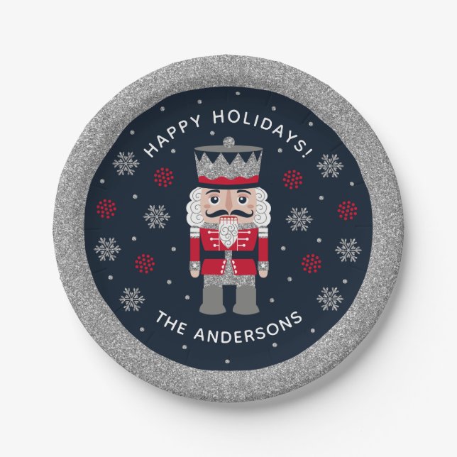 Assiettes En Carton Plat de partie de casse-noix (Devant)