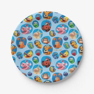 Assiettes En Carton Plat de partie de WordWorld