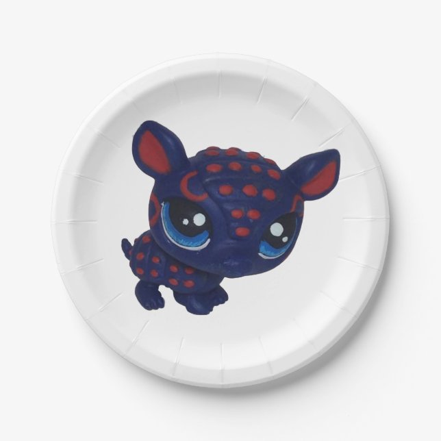 Assiettes En Carton Plat de tatou (Devant)