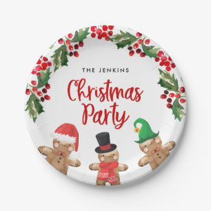 Assiettes En Carton Plate de papier Fun Christmas Party