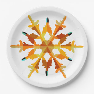 Assiettes En Carton Plate d'or Xmas spécial plaque de buffet