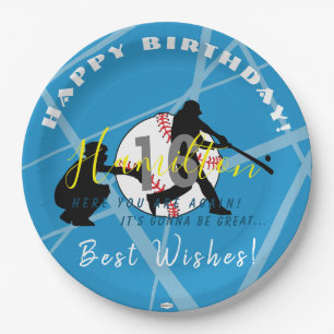 Assiettes En Carton Plate-forme papier de baseball HAMbyWG