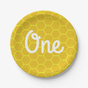 Assiettes En Carton Plats d'anniversaire de jour d'abeille ęrs