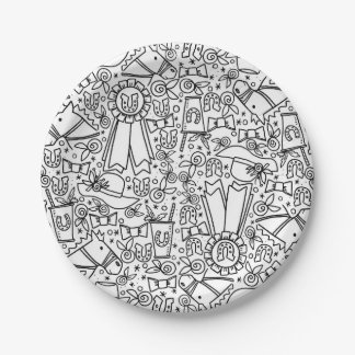 Assiettes En Carton Plats de Kentucky Derby