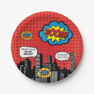 Assiettes En Carton Plats de super héros