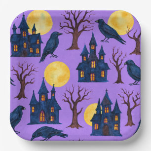 Assiettes En Carton Pleine lune, par Natasha Us