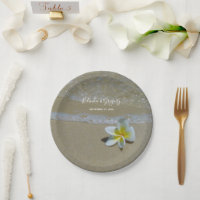 Plumeria Frangipani sur le Mariage de sable