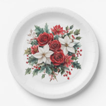 Poinsettia de Noël Élégante