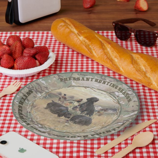 Assiettes En Carton Pointeurs allemands à poils courts (Pique-nique)