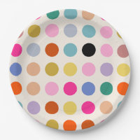 Points géométriques Vintages colorés