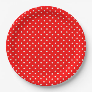 Assiettes En Carton Pois