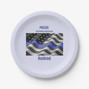 Assiettes En Carton Police