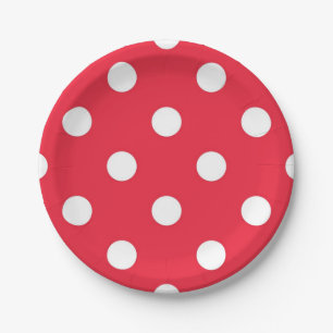 Assiettes En Carton Polka dot