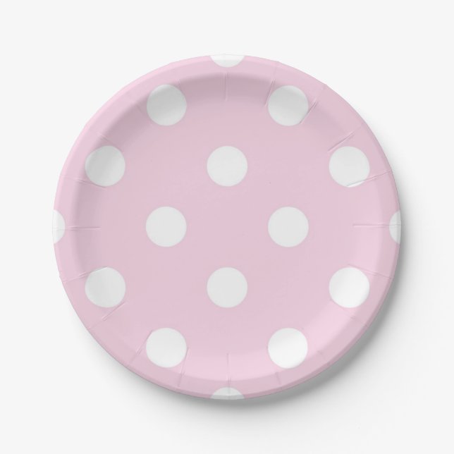 Assiettes En Carton Polka dot (Devant)