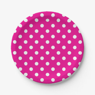 Assiettes En Carton Polka dot