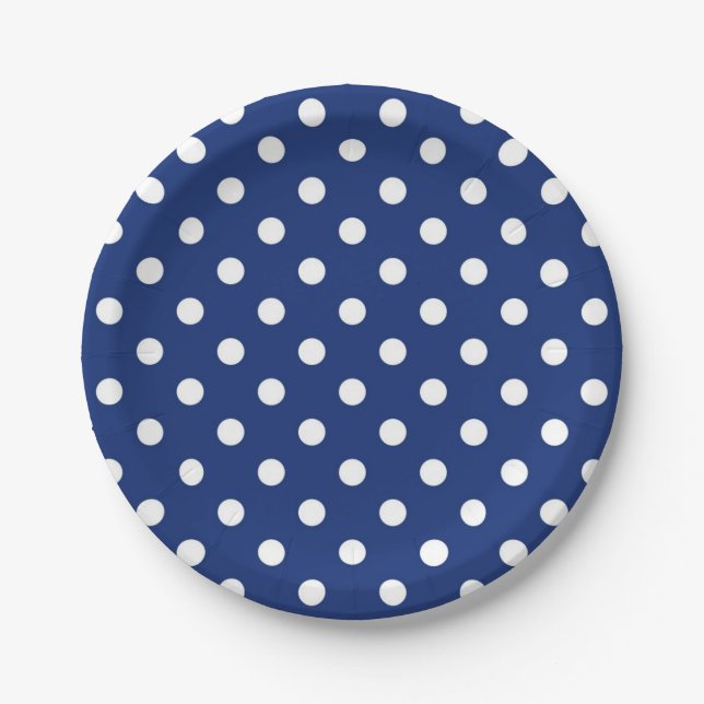 Assiettes En Carton Polka dot (Devant)