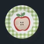 Assiettes En Carton Pomme de nos yeux premier anniversaire Plaques de<br><div class="desc">La pomme de notre oeil en tourne un ! Plaques de fête d'anniversaire sur le thème de la pomme.</div>