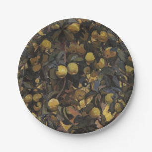 Assiettes En Carton Pommes sur les branches des arbres (par Serebriako