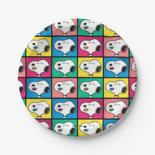 Assiettes En Carton Pop Art Snoopy Lips   Mod pour vous Motif