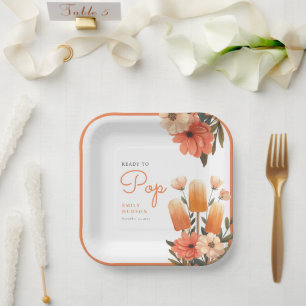 Assiettes En Carton Popsicle Prêt à Pop Baby shower