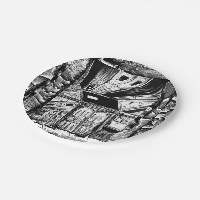 Assiettes En Carton Portes ouvertes (Angle)