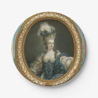 Assiettes En Carton Portrait de Janinet de Marie-Antoinette