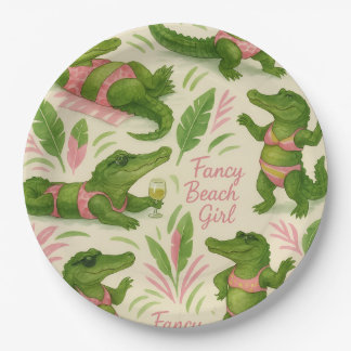 Assiettes En Carton Posh Gator Plates